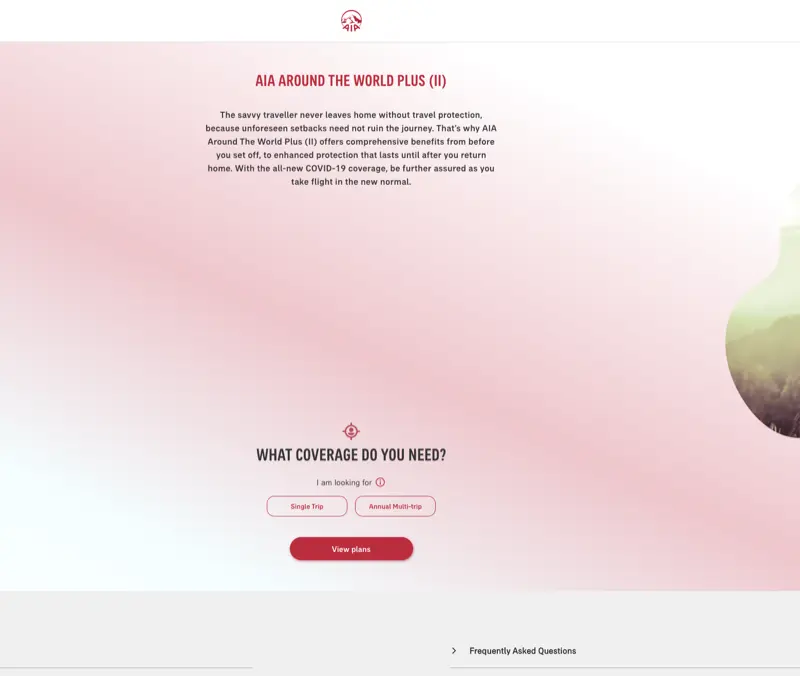 AIA Singapore Insurance E-Commerce Platform