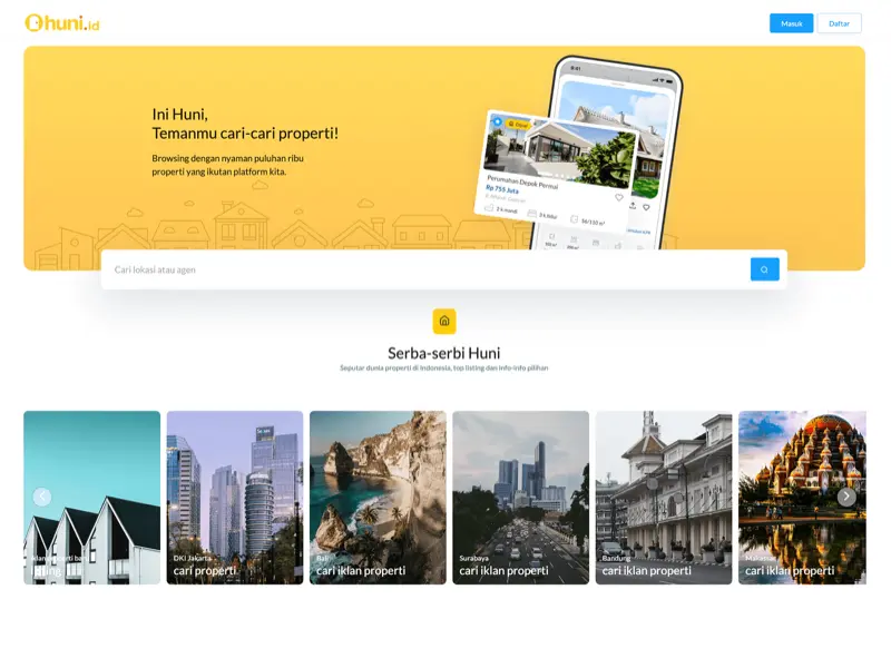 Huni.id Real Estate Platform
