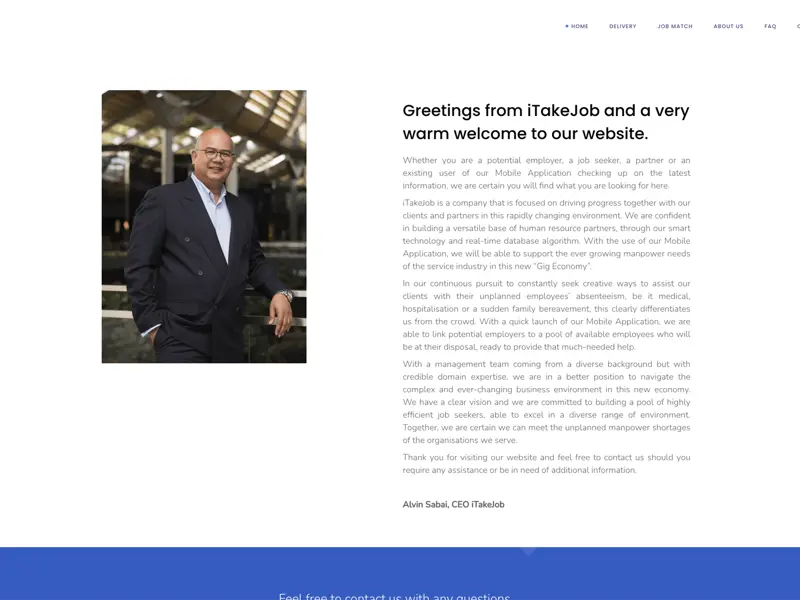 iTakeJob Workforce Matching Platform